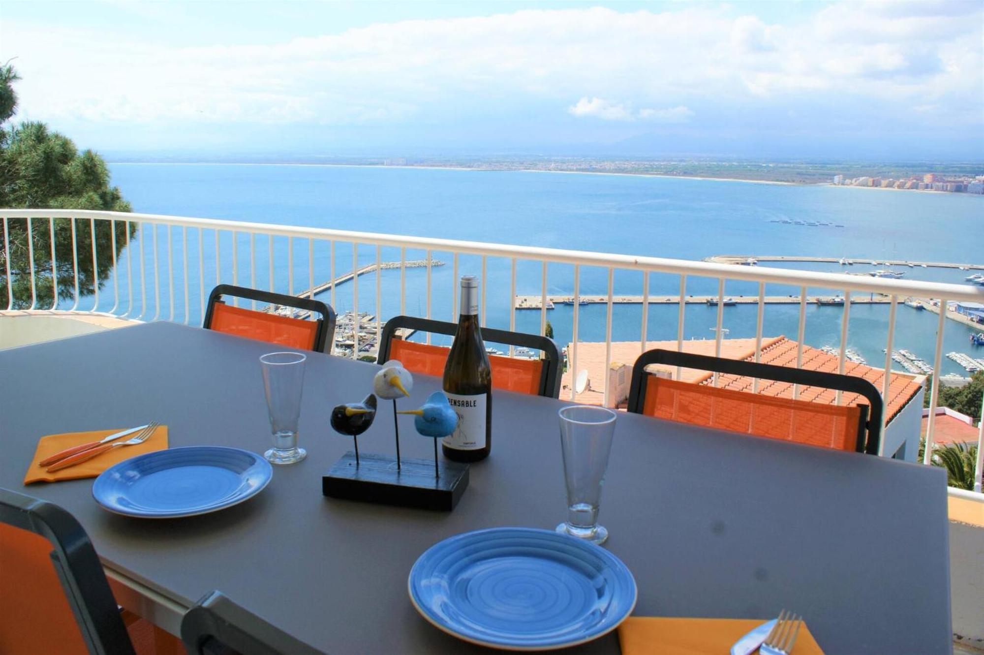 Apartamento Casa Linda Con Vistas Espectaculares Av-40 Roses Esterno foto